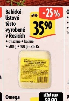 Babické listové těsto