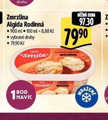 Zmrzlina Algida Rodinná - Albert akcniletaky.com