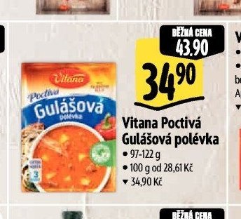 Vitana Poctivá Gulášová polévka