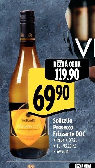 Solicello Prosecco Frizzante DOC
