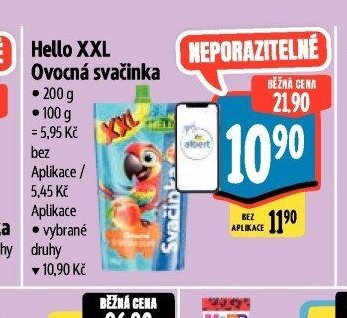 Hello XXL Ovocná svačinka
