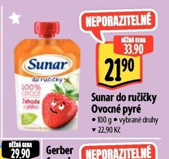 Sunar do ručičky Ovocné pyré