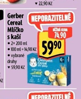 Gerber Cereal Mlíčko s kaší