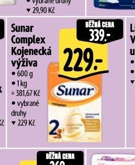 Sunar Complex Kojenecká výživa