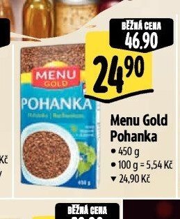 Menu Gold Pohanka