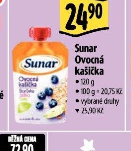 Sunar Ovocná kašička
