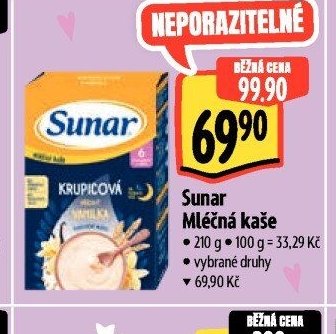 Sunar Mléčná kaše