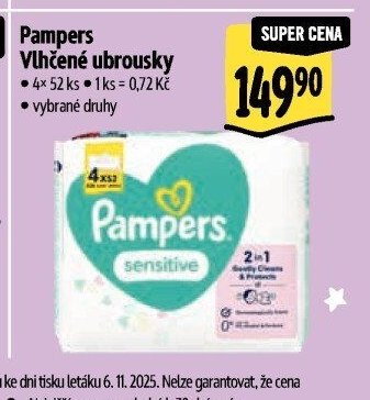 Pampers Vlhčené ubrousky