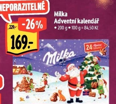 Adventní kalendář Milka