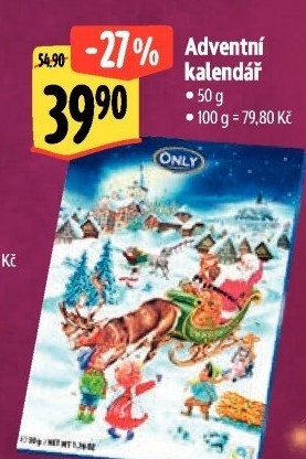 Adventní kalendář Only
