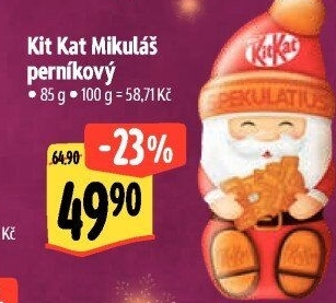 Čokoládový Mikuláš Kit Kat Nestlé