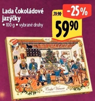 Jazýčky čokoládové Carla