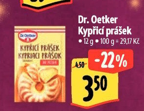 Kypřicí prášek Dr. Oetker