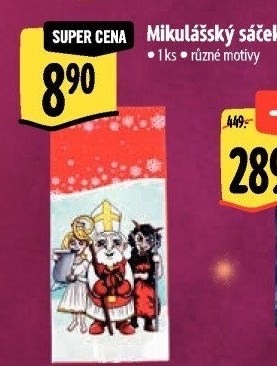 Mikulášský sáček / taška