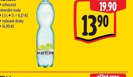 Ochucená voda Mattoni