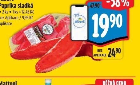 Paprika červená Albert