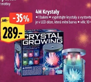 Rostoucí krystaly 4M