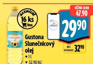 Slunečnicový olej Gustona