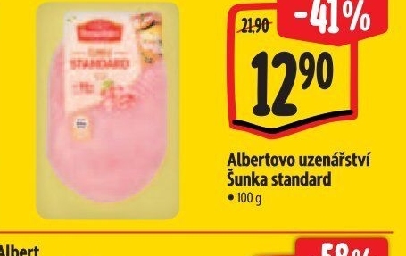 Šunka standard Albertovo uzenářství