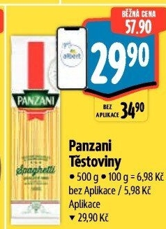 Těstoviny Panzani