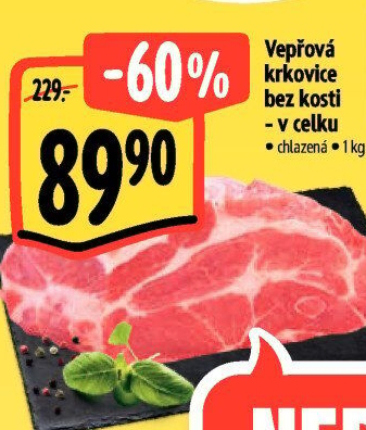 Vepřová krkovice bez kosti
