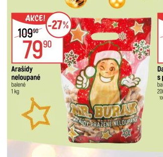 Arašídy neloupané