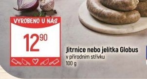 Jitrnice nebo jelítka Globus
