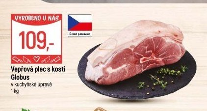 Vepřová plec s kostí Globus