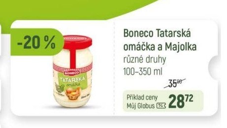 Boneco Tatarská omáčka a Majolka