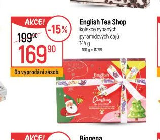 English Tea Shop kolekce sypaných pyramidových čajů