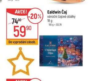 Ealdwin Čaj vánoční čajové obálky