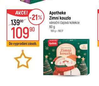Apotheke Zimní kouzlo vánoční čajová kolekce