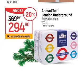 Ahmad Tea London Underground čajová kolekce
