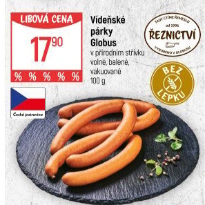 Párky vídeňské Globus