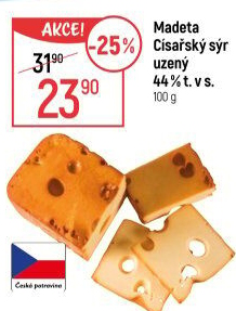 Sýr Císařský uzený Madeta
