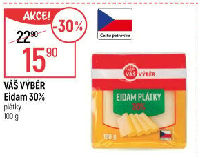 Sýr Eidam 30% Váš Výběr