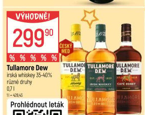 Whiskey irská Tullamore Dew