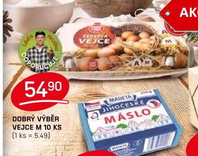Dobrý výběr vejce M 10 ks