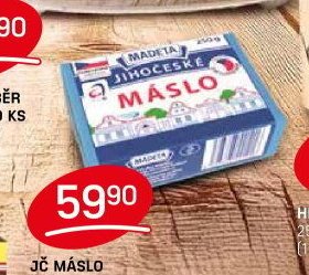 JČ máslo 250 g