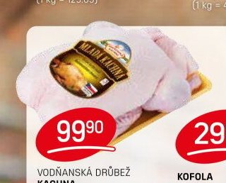 Vodňanská drůbež kachna bez drobů 1 kg