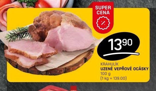 Krahulík uzené vepřové ocásky