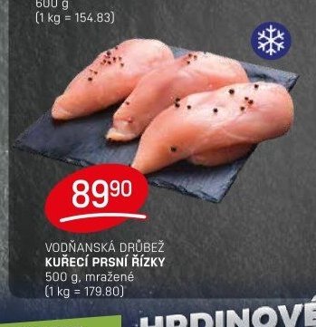 Vodňanská drůbež kuřecí prsní řízky