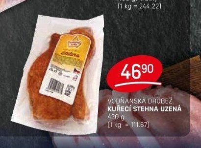 Vodňanská drůbež kuřecí stehna uzená