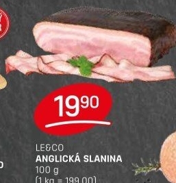 Anglická slanina LE&