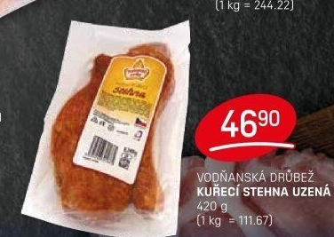 Kuřecí stehna uzená Vodňanské kuře