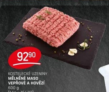 Mělněné maso mix Kostelecké uzeniny