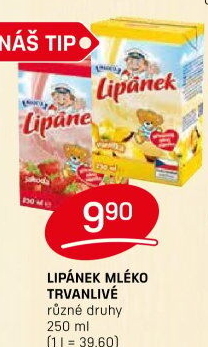 Nápoj mléko ochucené Lipánek Madeta