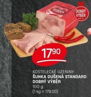 Šunka dušená standard Dobrý Výběr