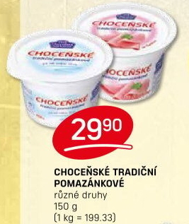Tradiční pomazánkové Choceňské