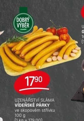 Vídeňské párky Premium Dobrý Výběr